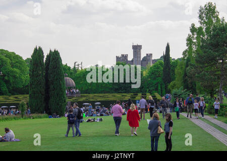 Wochenende im Garten Park Sigurta ItalyApril 30, 2017 Stockfoto