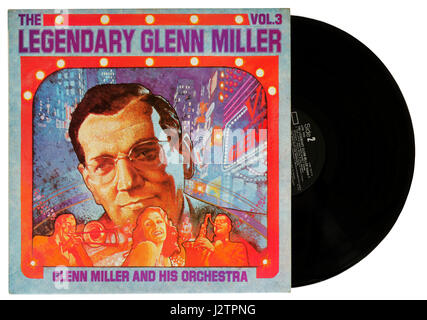 Die legendären Glenn Miller Album auf vinyl Stockfoto