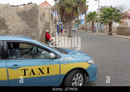 Taxi in Sal Kapverden Stockfoto