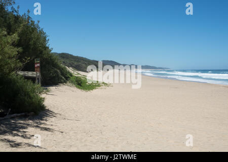 Der Strand von Cape Vidal, Süd-Afrika Stockfoto