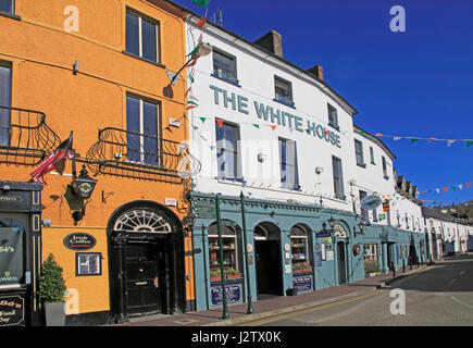 Bunte Baudenkmäler, The White House Pub, Kinsale, County Cork, Irland, Republik Irland Stockfoto