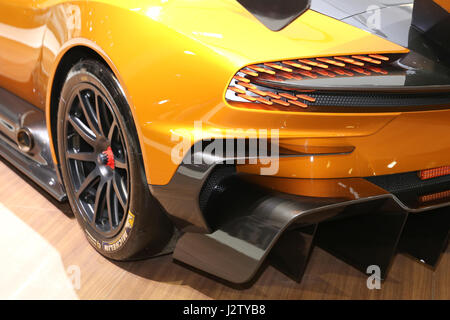 ISTANBUL, Türkei - 22. April 2017: Aston Martin Vulcan auf dem Display an Autoshow Istanbul Stockfoto