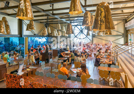 Restaurant in das Musée d ' Orsay, Paris, Frankreich Stockfoto