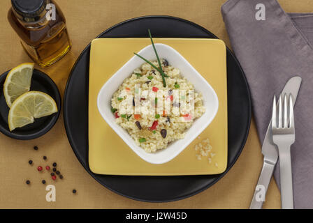 Hirse-Salat Stockfoto