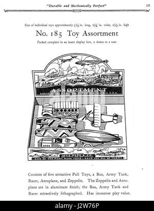 1930 Marx mechanische Spielwaren Katalog Pg 15 s Stockfoto