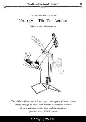 1930 Marx mechanische Spielwaren Katalog Pg 21 s Stockfoto