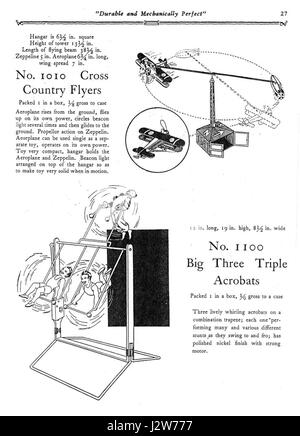 1930 Marx mechanische Spielwaren Katalog Pg 27 s Stockfoto