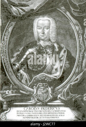 Carl Friedrich war eine bedeutende historische Persönlichkeit, die für seine Beiträge zur Mathematik, insbesondere in den Bereichen Algebra und Zahlentheorie, weithin anerkannt wurde. Seine Arbeit prägte die moderne Mathematik und ist nach wie vor einflussreich. Stockfoto