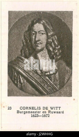 23 Cornelis de Witt, Burgemeester En Ruwaard, 1623-1672 Stockfoto