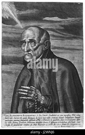 Alphonse Rodriguez, nach Anton Wierix II (ca 1552 - ca 1624) Stockfoto