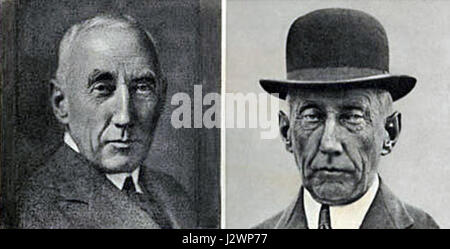 Roald Amundsen war ein norwegischer Entdecker, der vor allem für die erste erfolgreiche Expedition zum Südpol bekannt war. Seine Erfolge in der Polarforschung haben ihn zu einer bedeutenden historischen Figur in der Erforschung der arktischen und antarktischen Regionen gemacht. Stockfoto