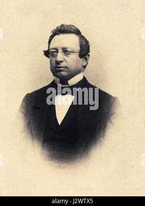 Alfred Benzon (1823–1884) war eine bemerkenswerte Persönlichkeit, die für seine Beiträge zu einem bestimmten Gebiet im 19. Jahrhundert bekannt war. Weitere Forschungsarbeiten wären erforderlich, um einen zusätzlichen Kontext in Bezug auf sein Leben und seine Arbeit zu schaffen. Stockfoto