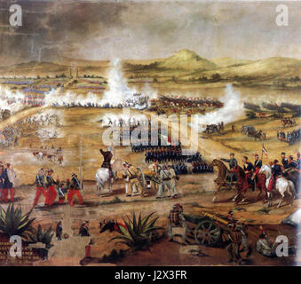 Batalla del 5 de Mayo de 1862 Stockfoto