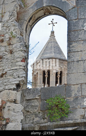 Das Mausoleum des Diokletian in Split, Kroatien Stockfoto