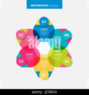 Abstrakte Elemente der Grafik, Diagramm-Optionen, Teile oder Prozesse. Vektor-Business-Template für die Präsentation. Kreatives Konzept für die Infografik. Stock Vektor