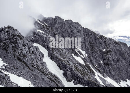 Der Nordkette Berg in Tyol-Alpen in Innsbruck, Österreich Stockfoto