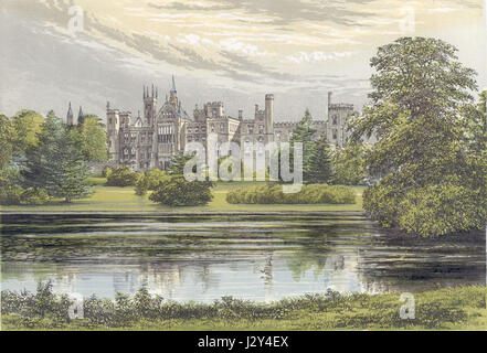 Alton Towers von Morris sitzen des Adels und Herren (1880) Stockfoto