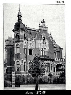 Arwed Rossbach Und Seine Bauten, Berlin 1904, Leipzig Villa Rehwoldt Stockfoto