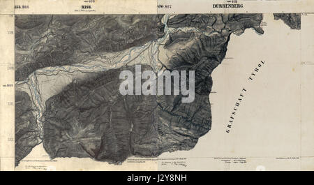 „Blatt 866-21“ ist ein Verweis auf eine bestimmte Seite oder Karte in einer deutschen Sammlung, die möglicherweise mit historischer Topographie, geographischen Merkmalen oder Stadtplanung aus einer bestimmten Epoche in Zusammenhang steht. Stockfoto