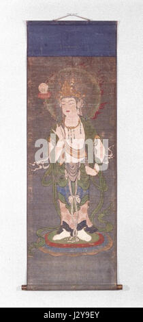 Brooklyn Museum - Gatten (buddhistisches Rollbild hängen) Stockfoto