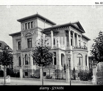 Arwed Rossbach Und Seine Bauten, Berlin 1904, Leipzig Villa Swiderski Stockfoto