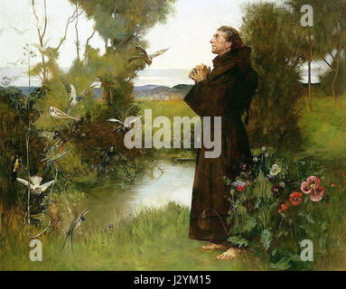 Albert Chevallier Tayler - St Francis 1898 Stockfoto