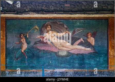 Aphrodite Anadyomene aus Pompeji Stockfoto