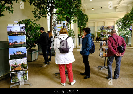 Besucherzentrum in die königlichen Gewächshäuser in Laeken Belgien Stockfoto