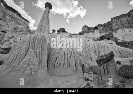 Turm des Schweigens befindet sich in Utah. Stockfoto