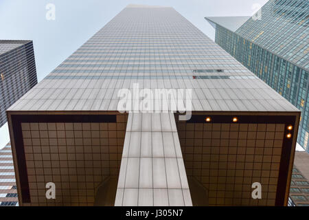 Das Citigroup Center (ehemals Citicorp Center und jetzt bekannt als seine Adresse, 601 Lexington Avenue) Büroturm in Midtown Manhattan in New York City. Stockfoto