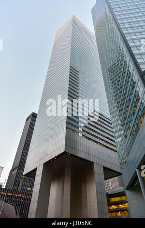 Das Citigroup Center (ehemals Citicorp Center und jetzt bekannt als seine Adresse, 601 Lexington Avenue) Büroturm in Midtown Manhattan in New York City. Stockfoto