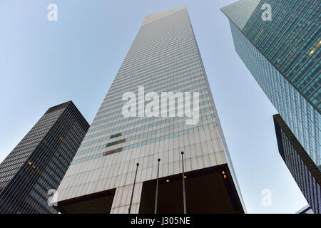 Das Citigroup Center (ehemals Citicorp Center und jetzt bekannt als seine Adresse, 601 Lexington Avenue) Büroturm in Midtown Manhattan in New York City. Stockfoto