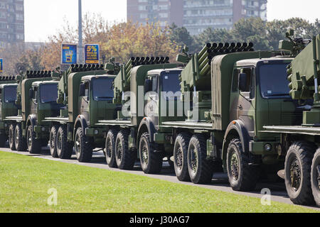 Belgrad, Serbien - 12. Oktober 2014: Stockfoto