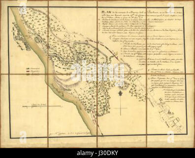Das Kartenbild Barren Hill zeigt das geografische Layout des Gebiets um Barren Hill, das für seine historische Bedeutung während des Amerikanischen Unabhängigkeitskrieges bekannt ist. Der Ort war ein wichtiger Ort für militärische Strategien während des Krieges. Stockfoto