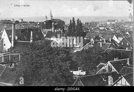 Bad Langensalza - Postkarte Stockfoto