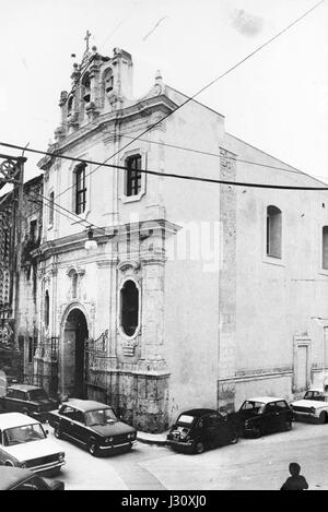 Vecchia Foto della Chiesa di San Francesco di Paola, Alcamo Stockfoto