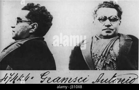 Gramsci Foto segnaletica Stockfoto
