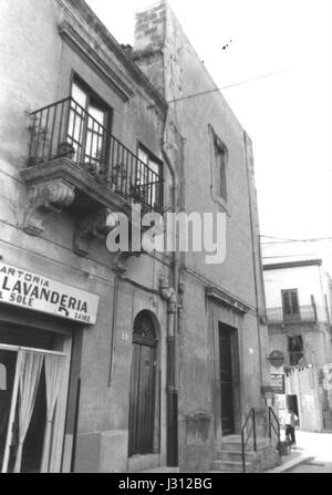 Vecchia Foto della Chiesa di Sant'Agostino, Alcamo - 01 Stockfoto