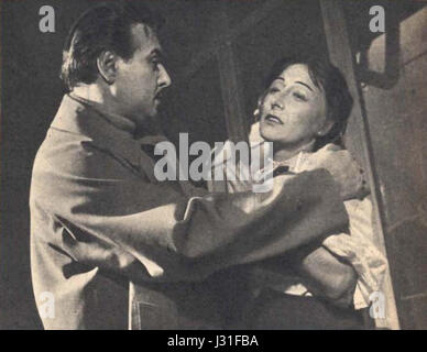 Gianni Santuccio und Lilla Brignone 1954 Stockfoto