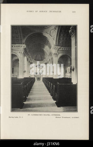 In der Ausgabe von Architectural Record vom Februar 1904 werden verschiedene architektonische Merkmale und Designtrends der damaligen Zeit vorgestellt. Es umfasst Schlüsselprojekte und Designphilosophien in der Architektur und spiegelt die Stile und Innovationen des frühen 20. Jahrhunderts wider. Stockfoto