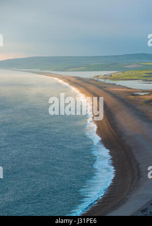 Portland, Dorset, UK. 1. Mai 2017. Dramatisch schöne Licht am Ende des Tages nach einem großen Gewitter aus dem Bereich bewegt. Kredit DTNews/Alamy Live-Nachrichten Stockfoto