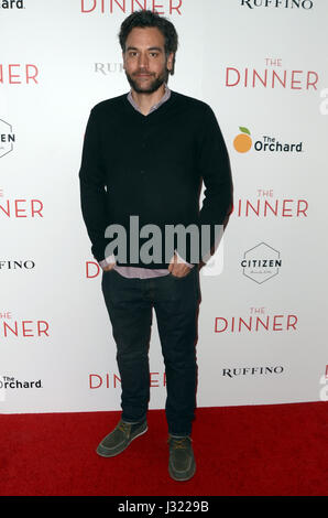Beverly Hills, Kalifornien, USA. 1. Mai 2017. Josh Radnor an das Abendessen in Los Angeles Premiere am WGA Theater in Beverly Hills, Kalifornien am 1. Mai 2017. Bildnachweis: David Edwards/Medien Punch/Alamy Live-Nachrichten Stockfoto