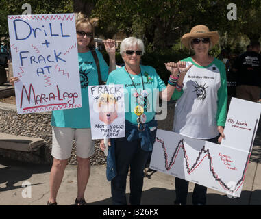 Volkspartei Klima März in Amerika, Tucson, Arizona, USA. Stockfoto