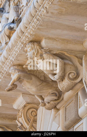 Acquaviva Burg. Nardo. Puglia. Italien. Stockfoto
