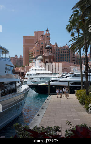 Atlantis, Paradise Island, Resort, HotelNassau, New Providence, Bahamas, Stockfoto