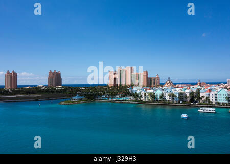 Atlantis, Paradise Island, Resort, HotelNassau, New Providence, Bahamas, Stockfoto