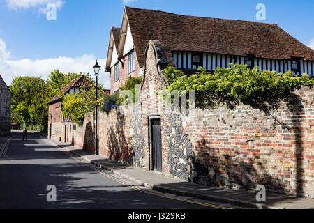 Des alten Königs Haus und Unterkunft, Strand Street, Sandwich, Kent, UK. Queen Elizabeth ich war hier im Jahr 1573 und Henry VIII beobachtete die Flotte Abfahrt Stockfoto