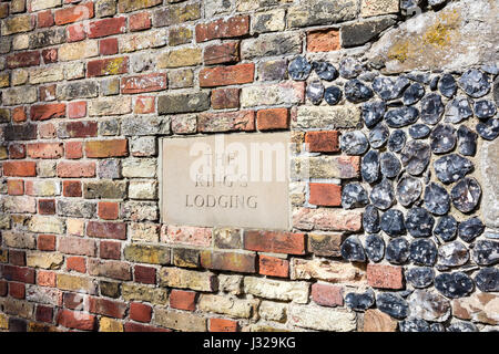 Des alten Königs Haus und Unterkunft, Strand Street, Sandwich, Kent, UK. Queen Elizabeth ich war hier im Jahr 1573 und Henry VIII beobachtete die Flotte Abfahrt Stockfoto