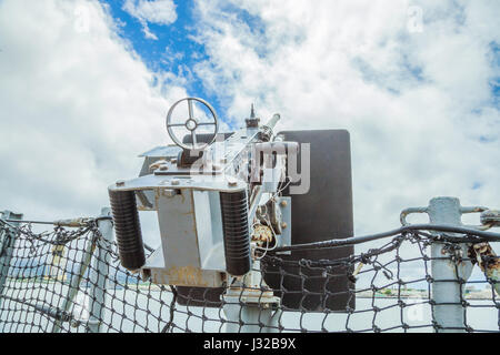 Schlachtschiff-Maschinengewehr Stockfoto