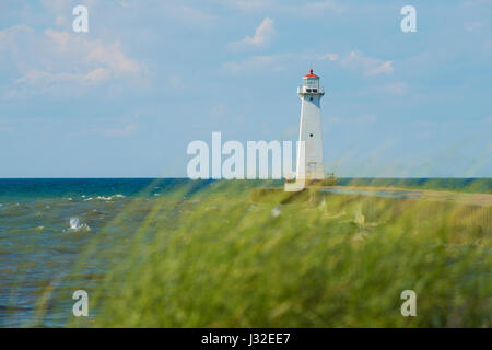 Sodus äußeren Leuchtturm am Lake Ontario Stockfoto